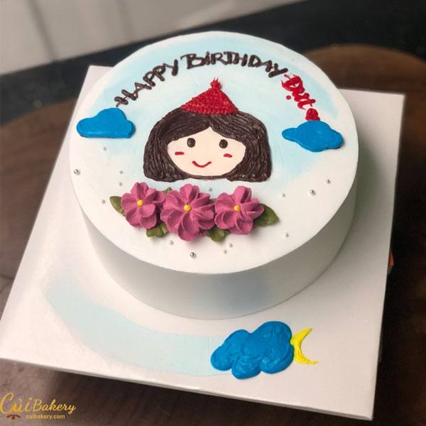 Mẫu Bánh Vẽ Hình - MVH0013