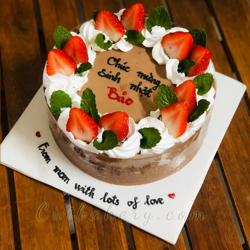 Mẫu Bánh Mousse Chocolate - MCL009