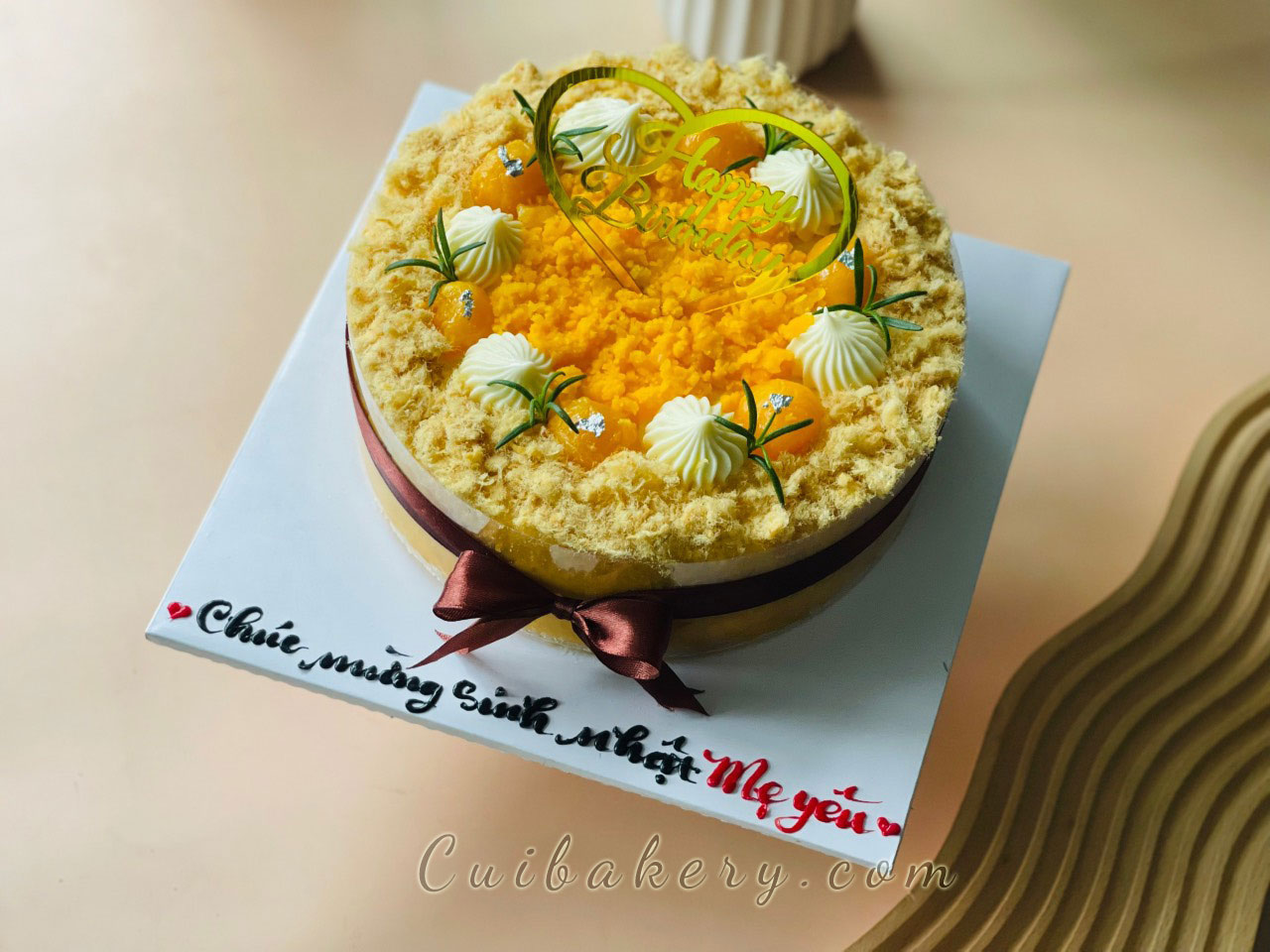 Mẫu bánh bông lan trứng muối - MTM024