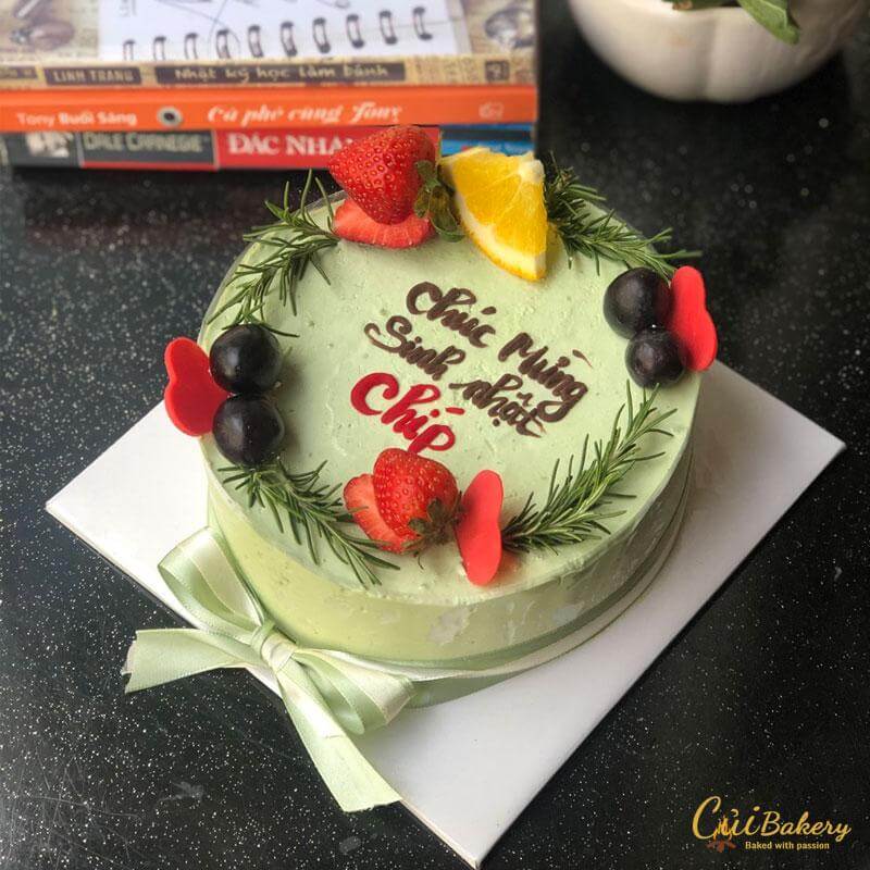 1.Hình ảnh bánh Mousse Matcha Yogurt - MTS003